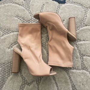 Peep Toe Booties